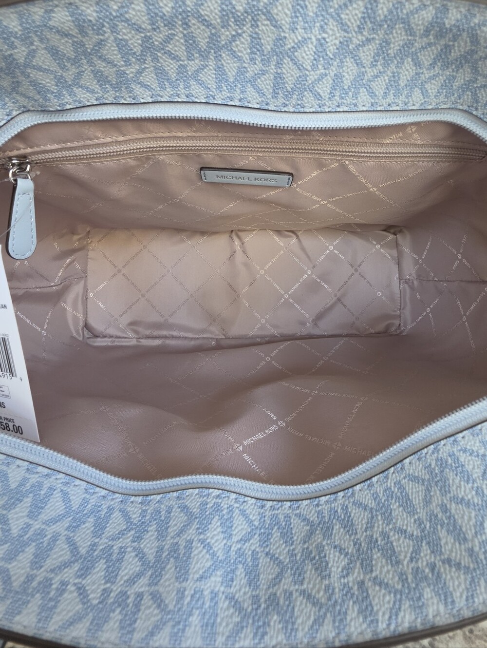 Michael Kors Arden Large Blue Tote - Picture 5 of 9